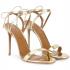 Agodor Women's High Heels Stiletto Lace up Sandals Open Toe Party Wedding Dress Pumps Shoes