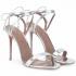 Agodor Women's High Heels Stiletto Lace up Sandals Open Toe Party Wedding Dress Pumps Shoes