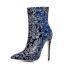 Agodor New Design Extremely High Heels Women Embroider Pointed Toe Woman Boots Elegant Sexy Party Shoes